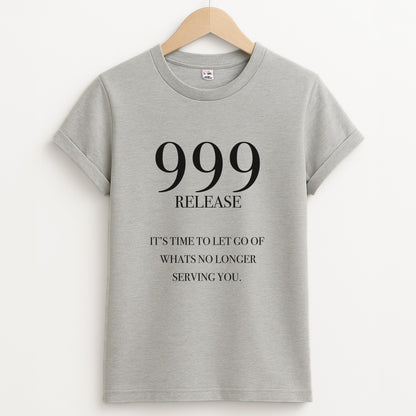 999 - Angel Numbers Unisex Grey T-Shirt
