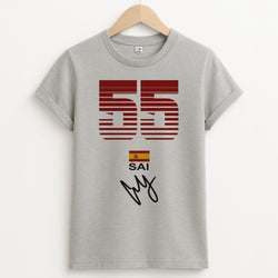 Sainz - F1 Unisex Grey T-Shirt