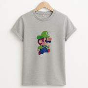 Running Luigi - Mario T-Shirt 2