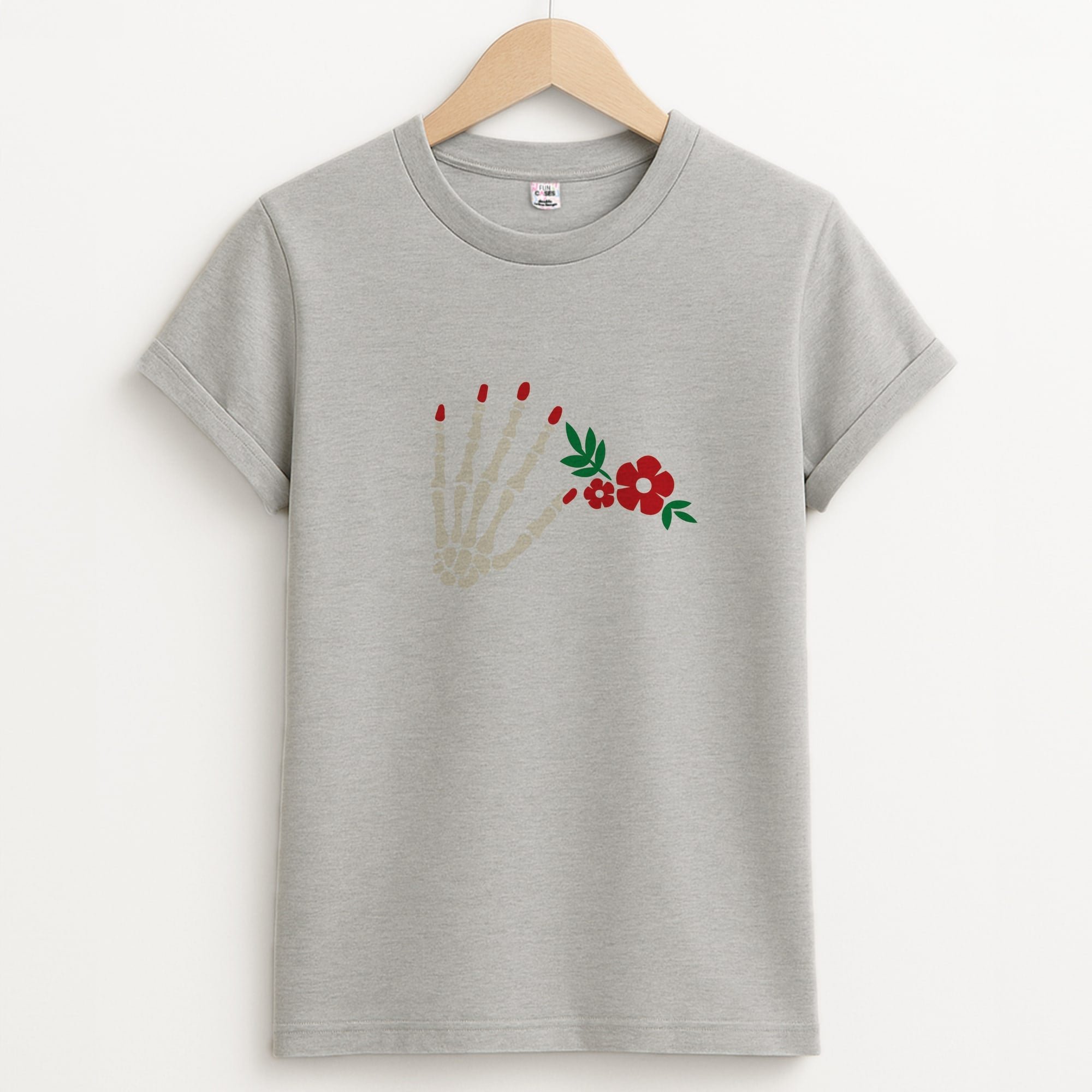 Halloween Pattern 15 Unisex Grey T-Shirt