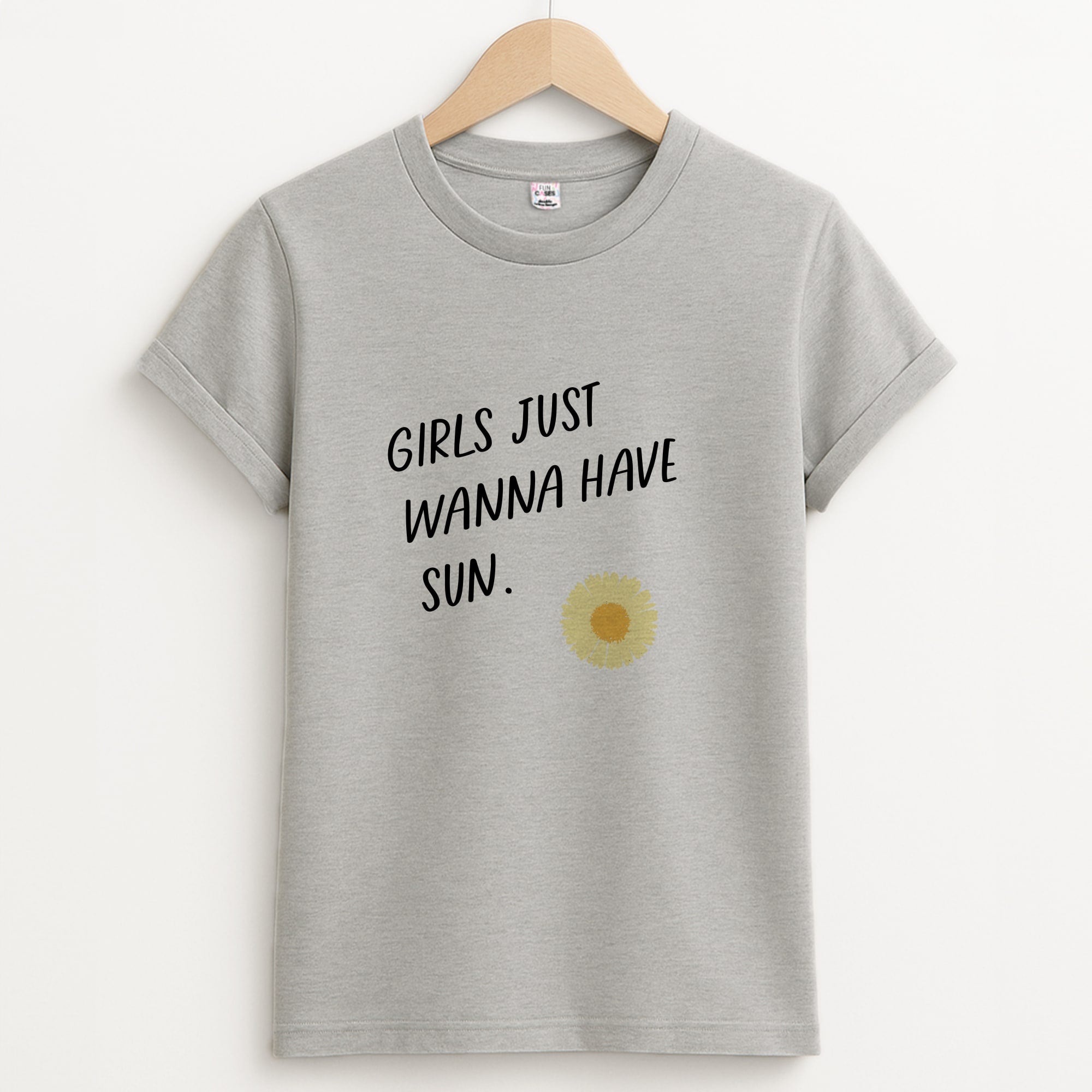 Girls Just Wanna Have Sun - Summer Unisex Grey T-Shirt