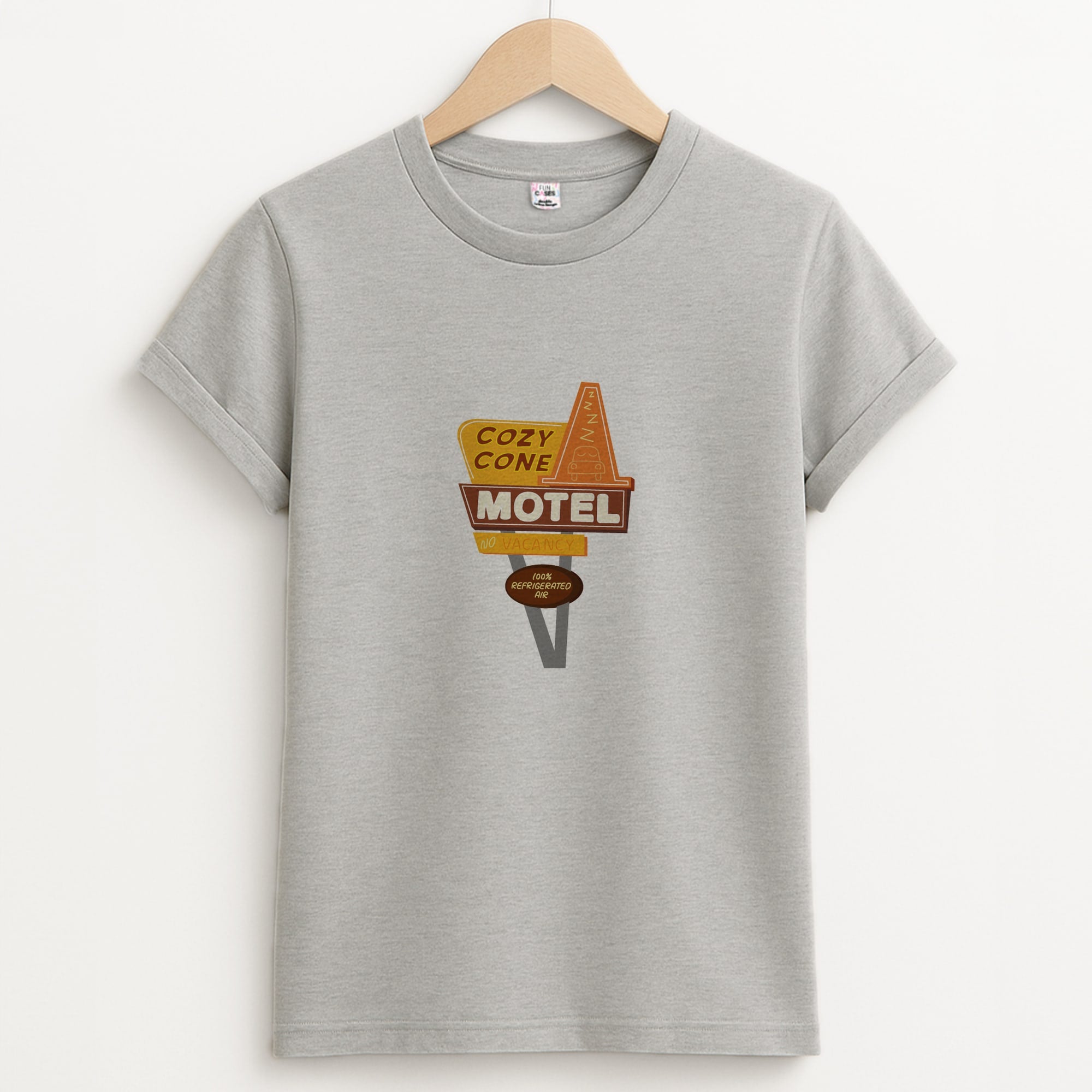 Cozy Cone Motel - Cars Unisex Grey T-Shirt