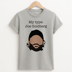 My Type: Joe Unisex Grey T-Shirt