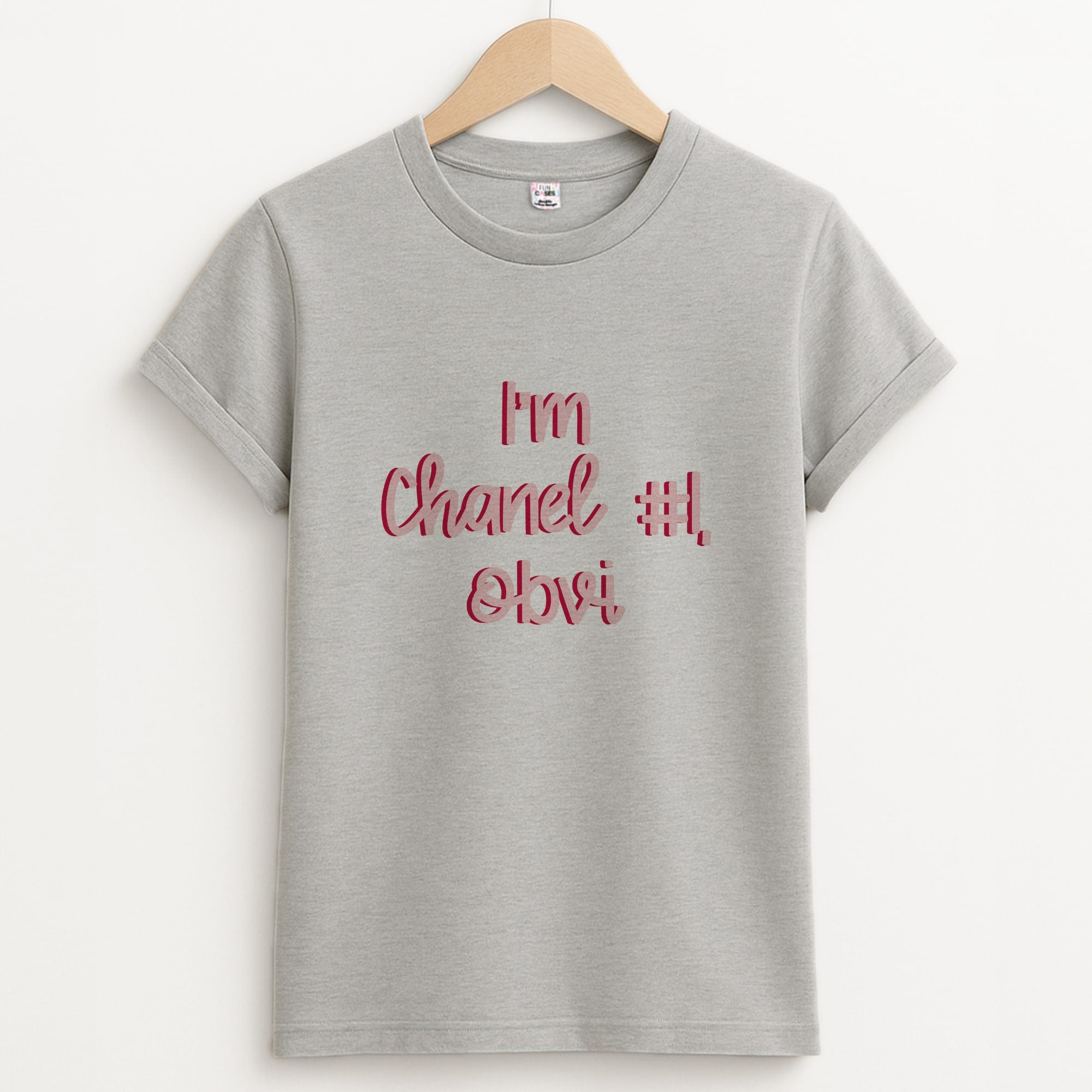 I'm Chanel Number One Obvi - Halloween Queens Unisex Grey T-Shirt