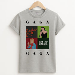 Gaga Collage Unisex Grey T-Shirt