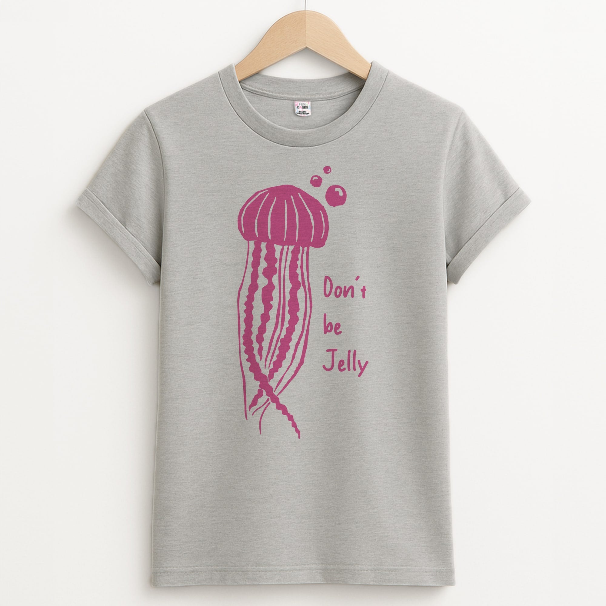 Don't Be Jelly - Sealife Unisex Grey T-Shirt