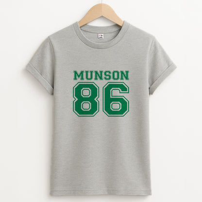 Munson 86 - Green Unisex Grey T-Shirt