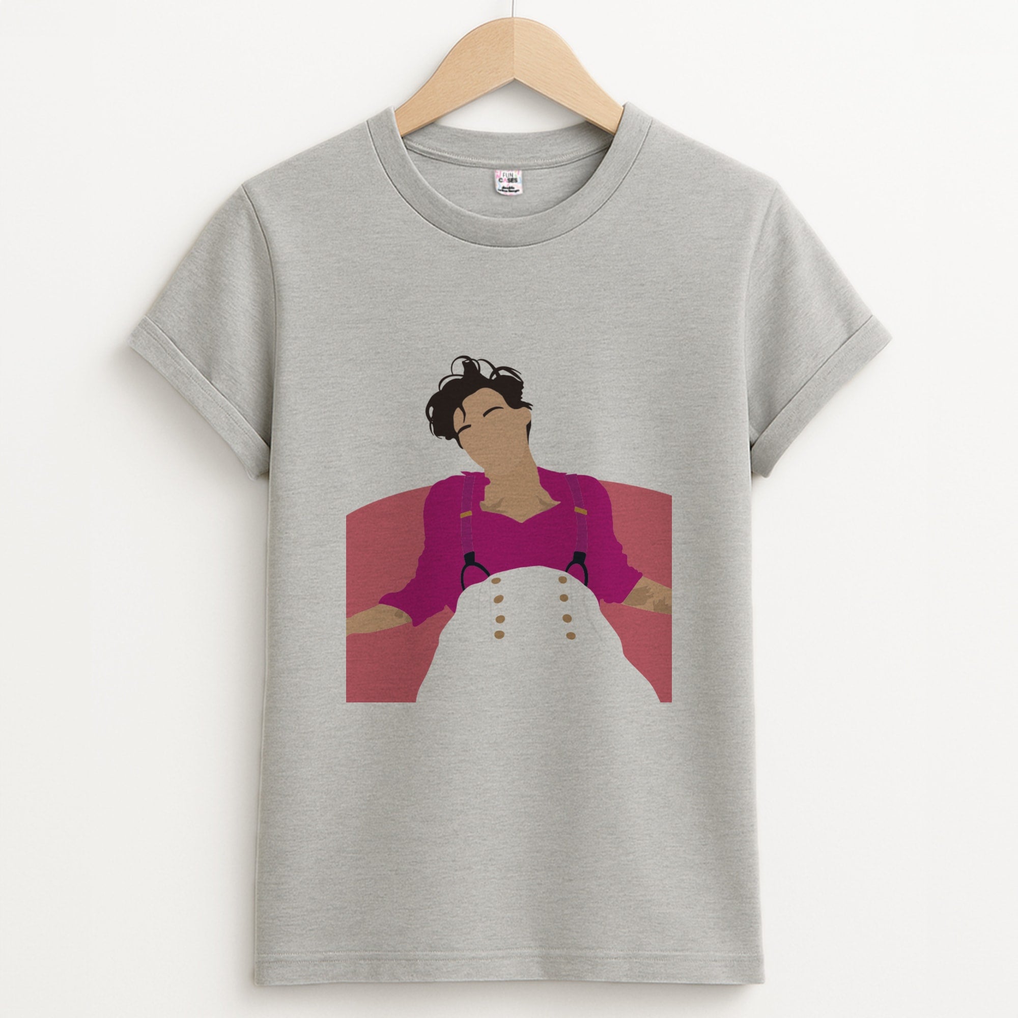 Faceless Harry Unisex Grey T-Shirt