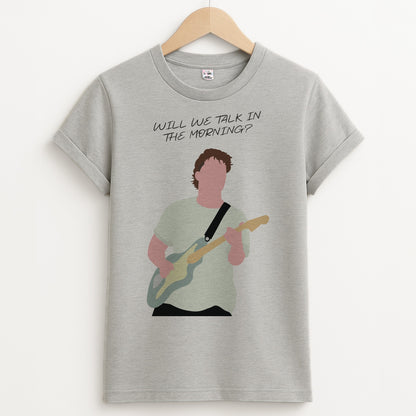 Will We Talk In The Morning Yellow Unisex Grey T-Shirt