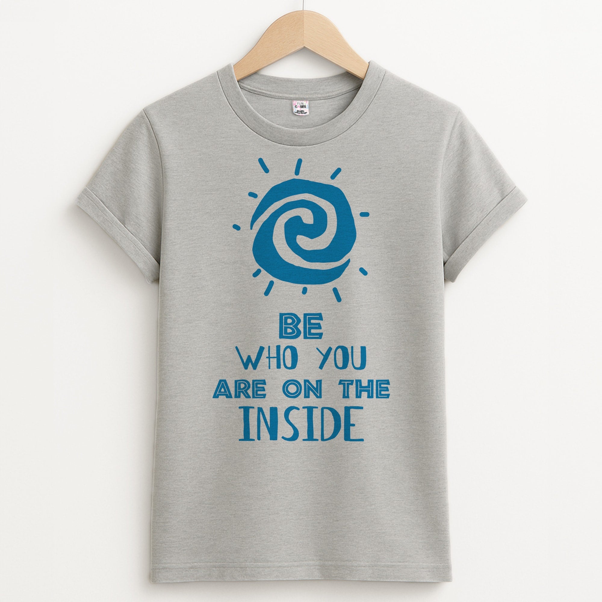 Be Who You Unisex Grey T-Shirt