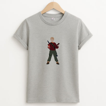 Kevin And Hairdryers Unisex Grey T-Shirt