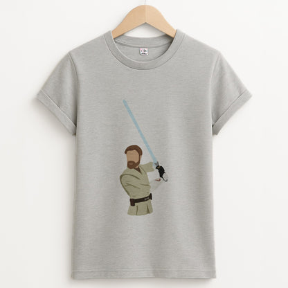 Kenobi Faceless Unisex Grey T-Shirt