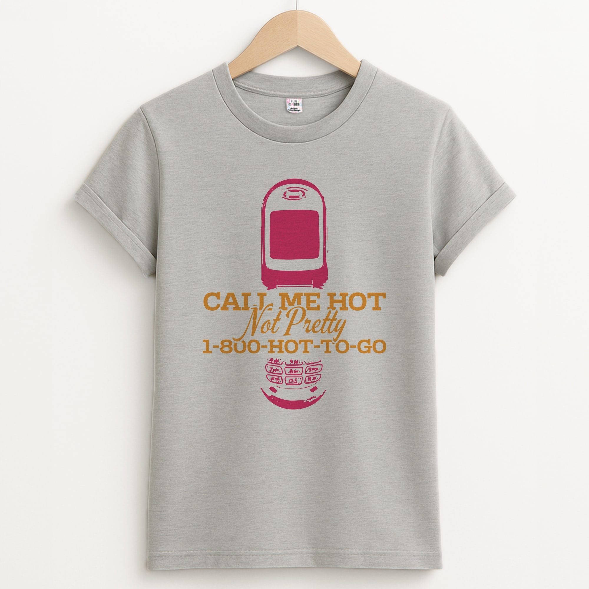 Hot To Go Unisex Grey T-Shirt