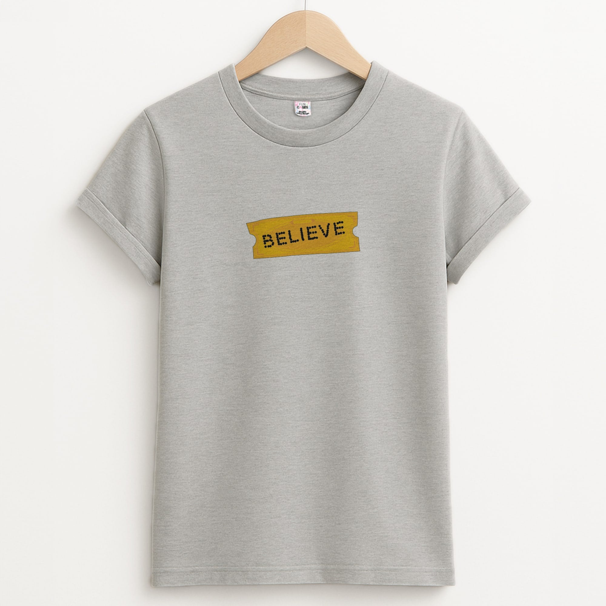Believe - Polar Christmas Unisex Grey T-Shirt