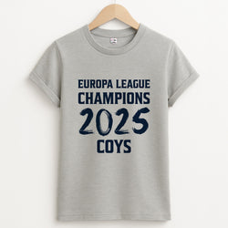 Europa League Winners 2025 - COYS Unisex Grey T-Shirt