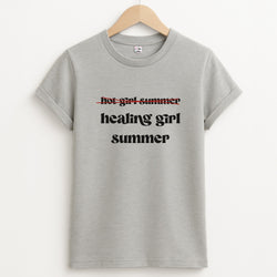 Healing Girl Summer - Summer Unisex Grey T-Shirt