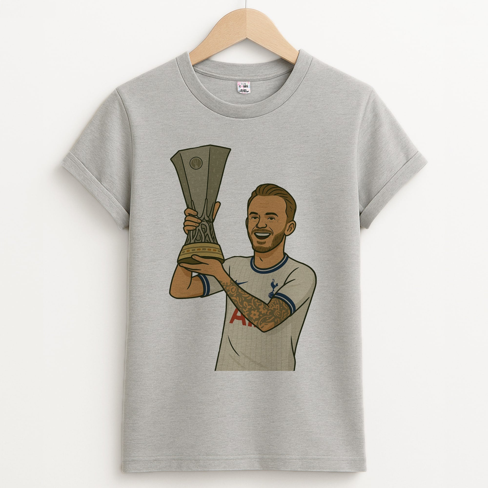 Maddison's Trophy Lift Unisex Grey T-Shirt