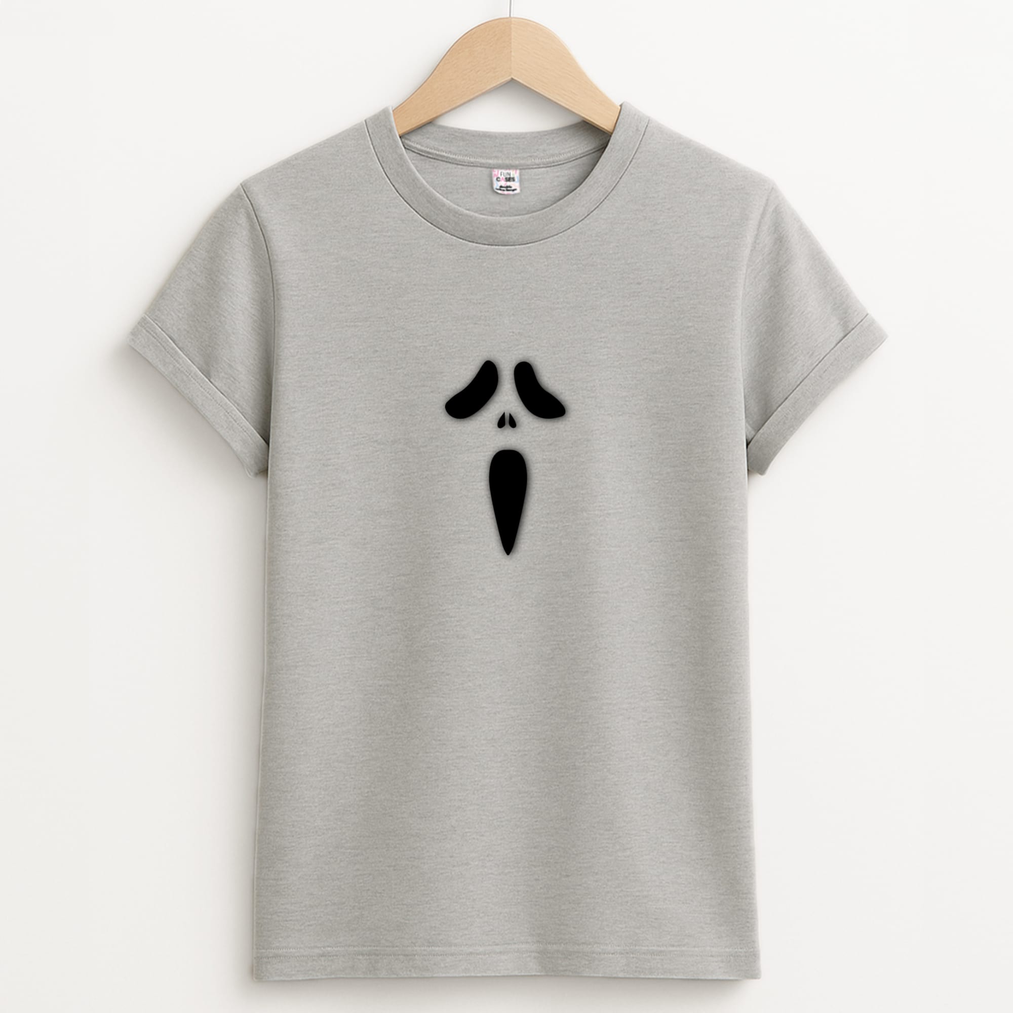 Scream - Halloween  Unisex Grey T-Shirt