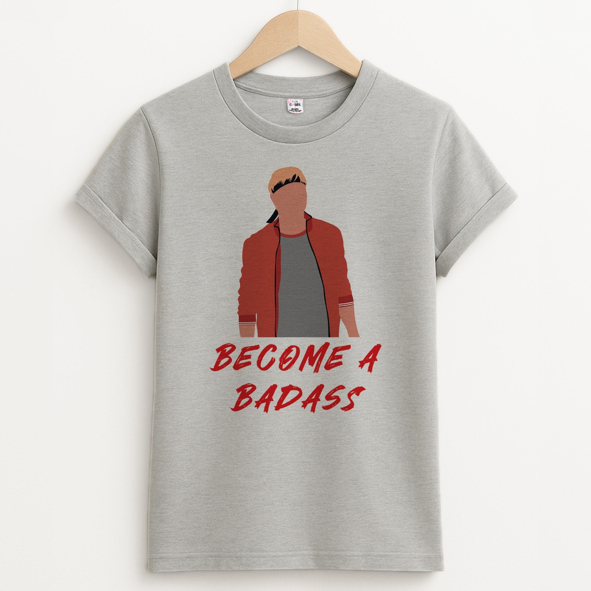 Become A Badass Unisex Grey T-Shirt