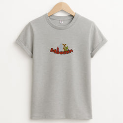 Moom Text Unisex Grey T-Shirt