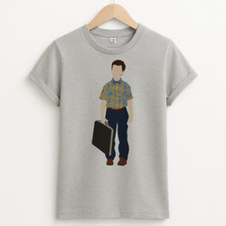First Day - Sheldon Unisex Grey T-Shirt
