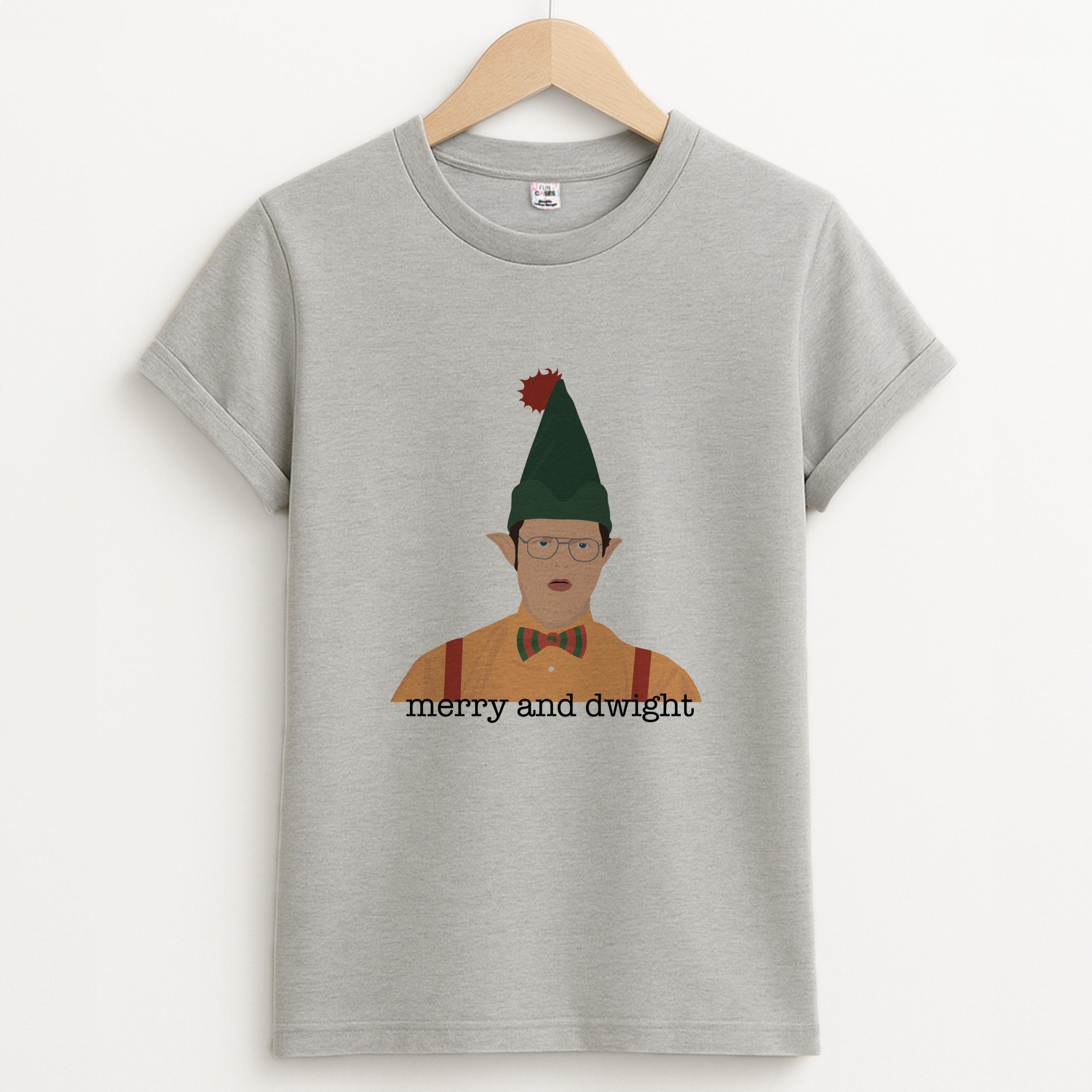 Merry And Dwight Unisex Grey T-Shirt