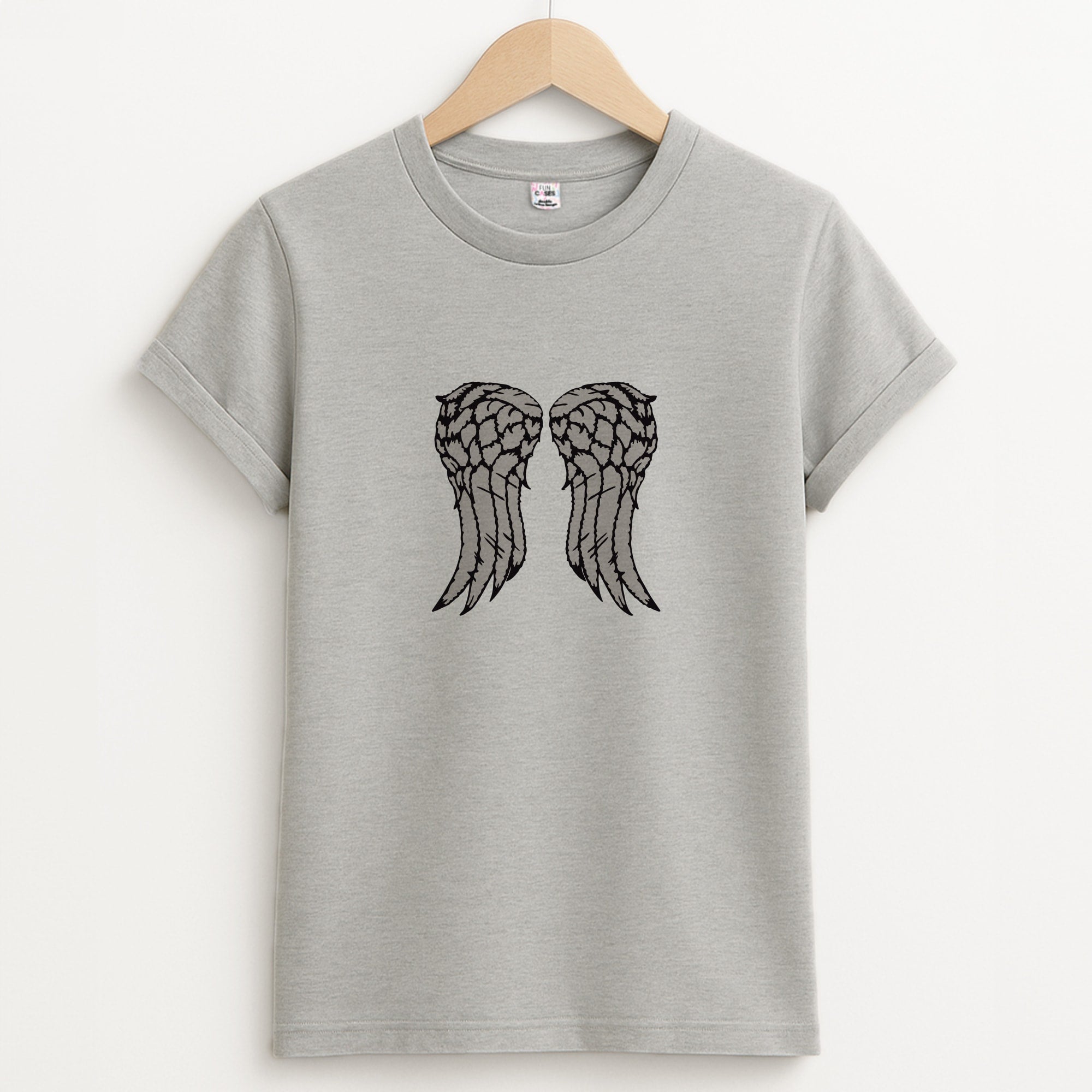 Daryl's Wings - TWD Unisex Grey T-Shirt