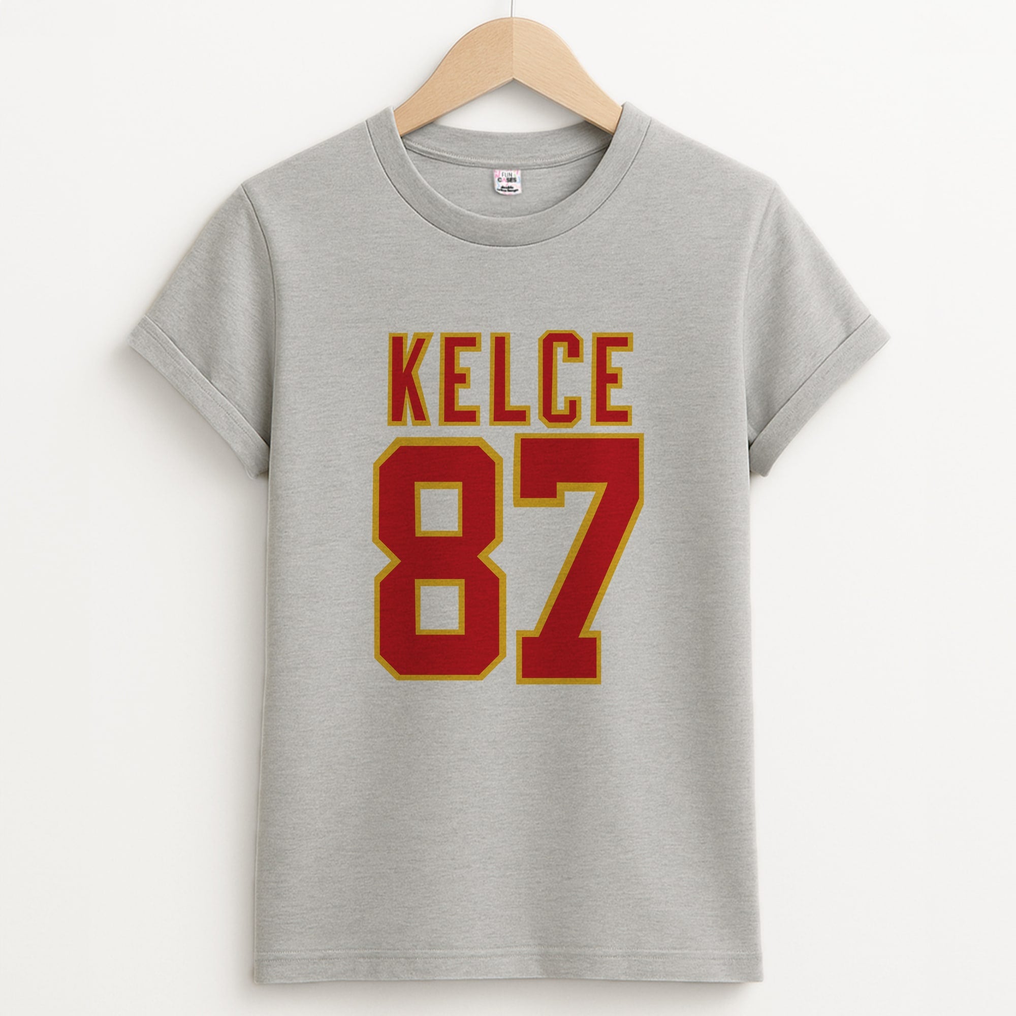 Kelce 87 - Travis Unisex Grey T-Shirt