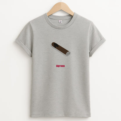 Cigar Unisex Grey T-Shirt