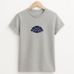 Blue Design Unisex Grey T-Shirt