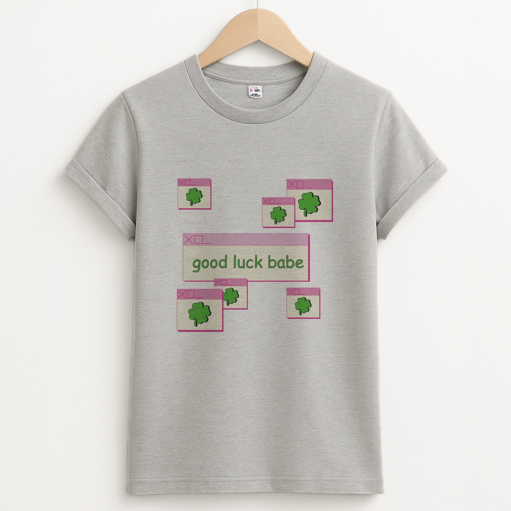 Good Luck Babe - Chappell Unisex Grey T-Shirt