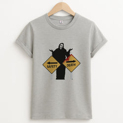 Safety Or Death - Scream Unisex Grey T-Shirt