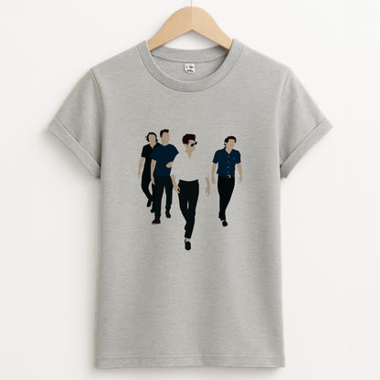 Walking Unisex Grey T-Shirt
