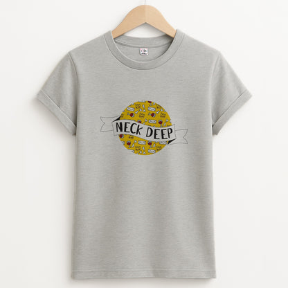 Neck Deep - Festival Unisex Grey T-Shirt