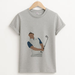 Mcllroy - Golf Unisex Grey T-Shirt