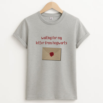 Waiting For My Letter Unisex Grey T-Shirt