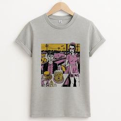 Popart Fender Unisex Grey T-Shirt