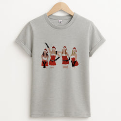 Meanies Christmas Unisex Grey T-Shirt
