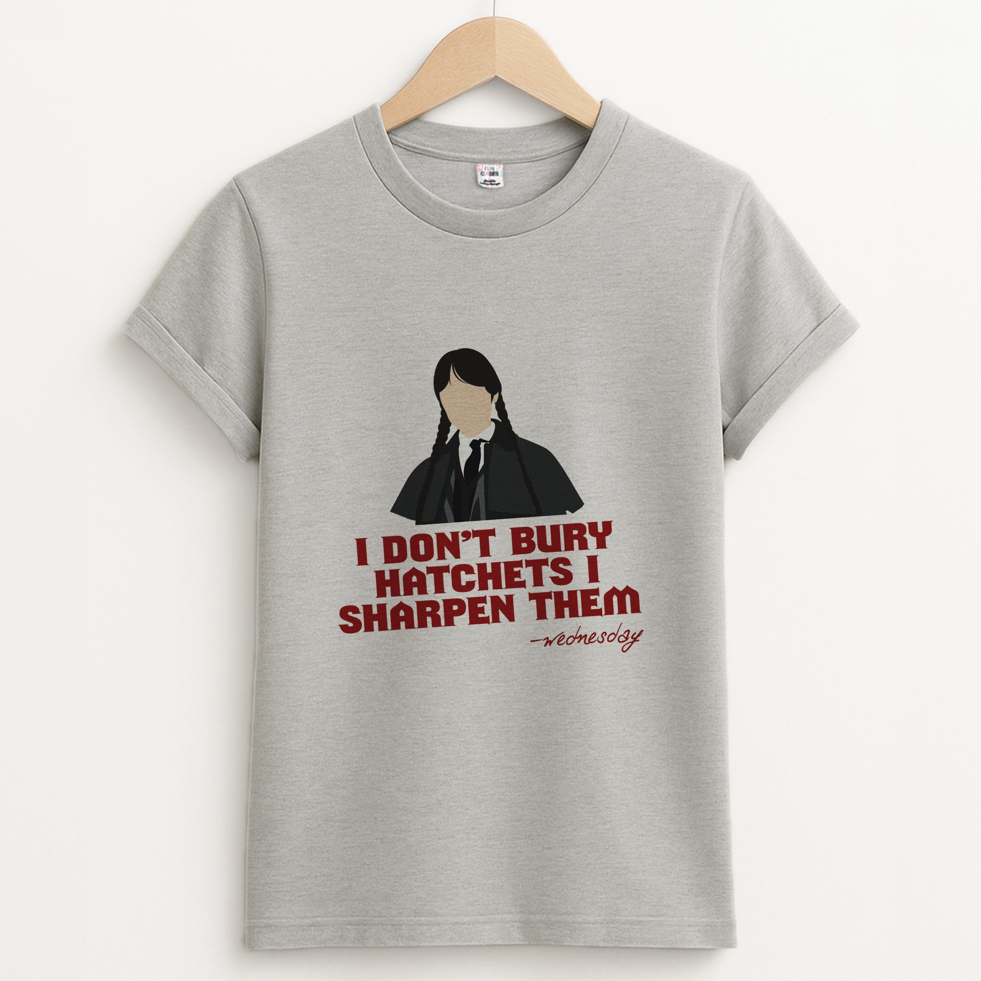 I Sharpen Them - Wednesday Grey Unisex T-Shirt