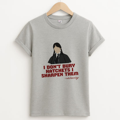 I Sharpen Them - Wednesday Grey Unisex T-Shirt
