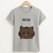 Meow Purple - Cats T-Shirt 2