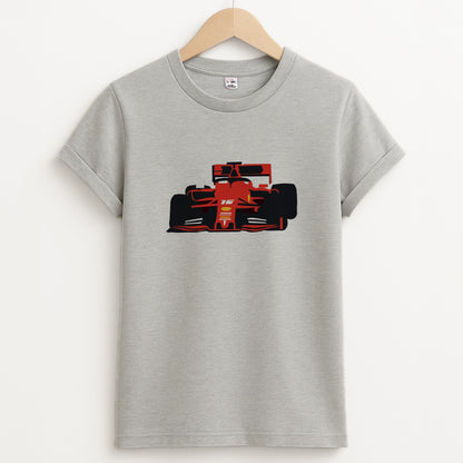 F1 Car  Unisex Grey T-Shirt