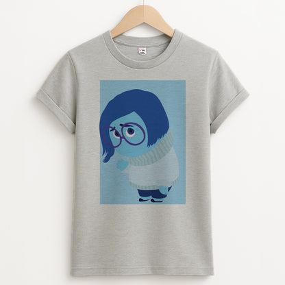 Sadness - Inside Out Unisex Grey T-Shirt