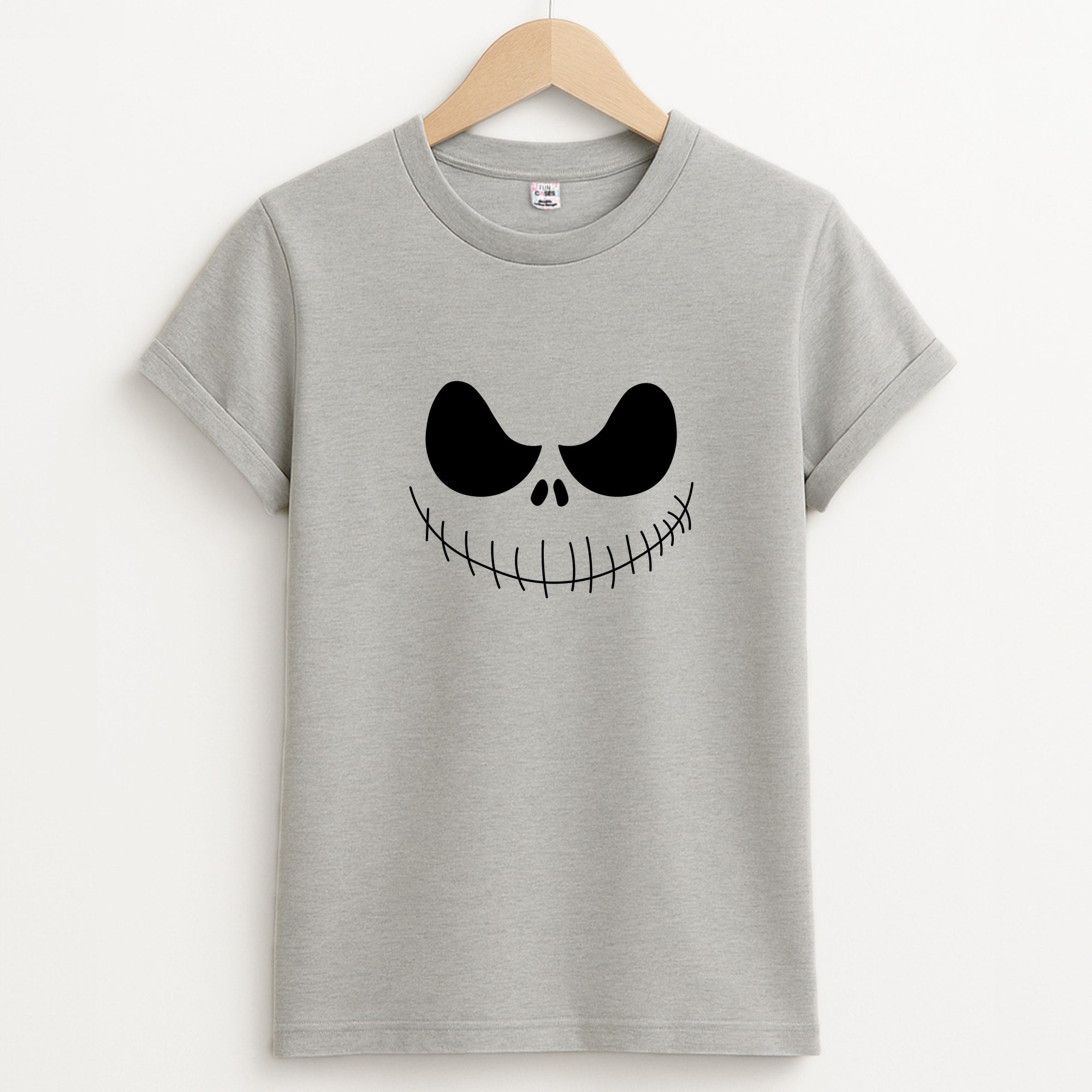 Jack Face - TNBC Unisex Grey T-Shirt