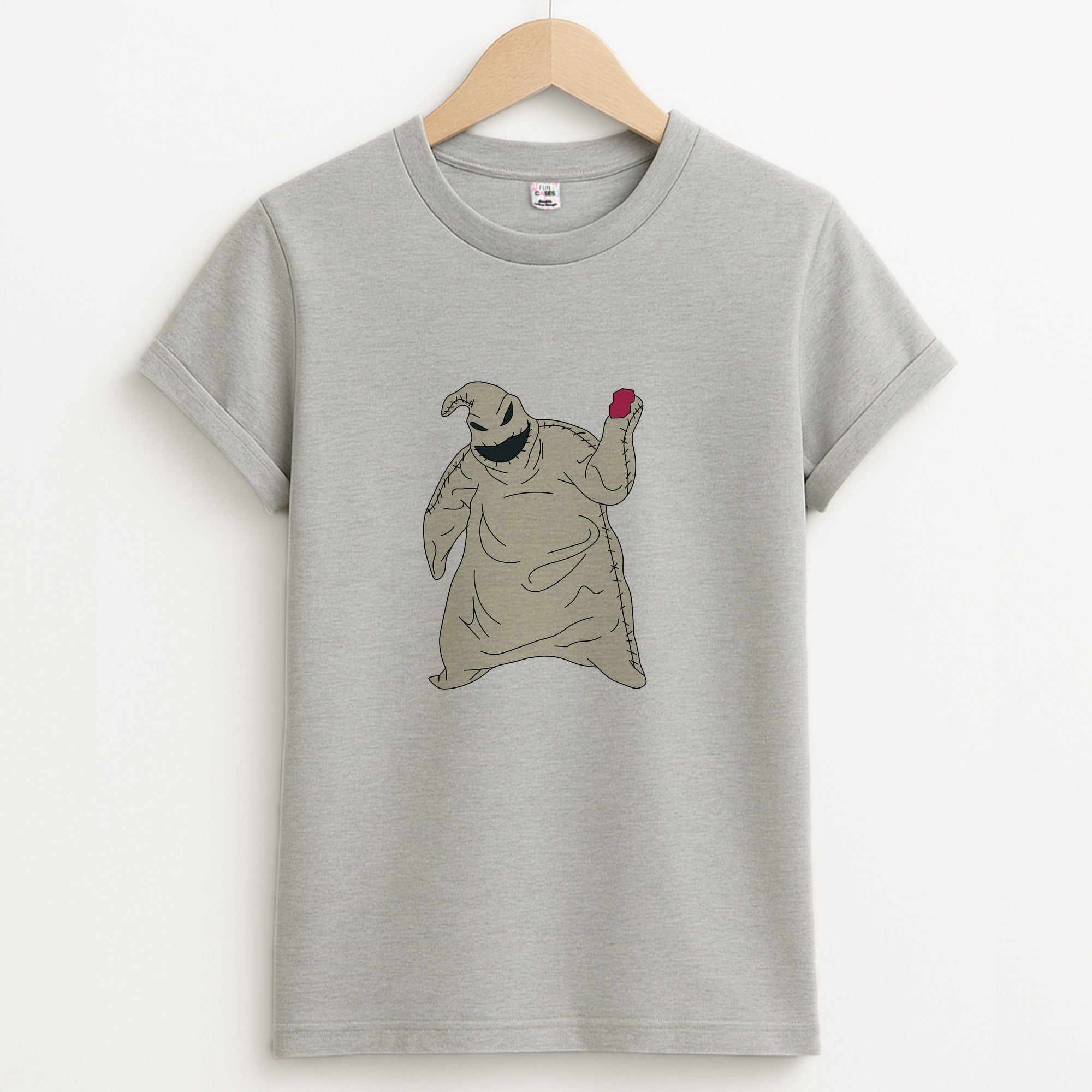 Oogie Boogie Green - TNBC Unisex Grey T-Shirt