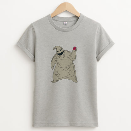 Oogie Boogie Green - TNBC Unisex Grey T-Shirt