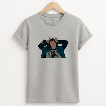 Eddie Munson Unisex Grey T-Shirt