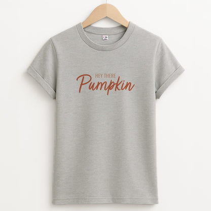 Hey There Pumpkin - Halloween Unisex Grey T-Shirt