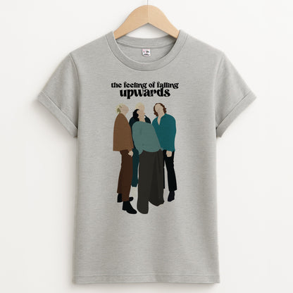 The Feeling Of Falling Upwards Unisex Grey T-Shirt