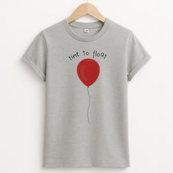 Time To Float - Clown Unisex Grey T-Shirt